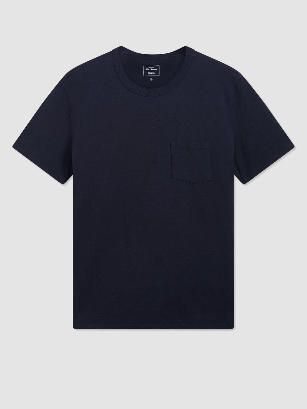 T-Shirt Ben Sherman Garment Dye Beatnik Noir | JEK-53057091